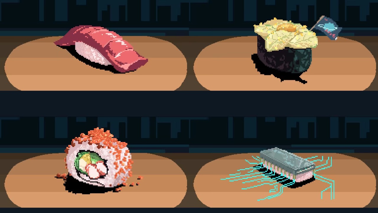 Steam向けサイバーパンクADV『SHIBUYA SUSHI MASTER』発表 海に沈んだ渋谷で“最先端寿司”を握る